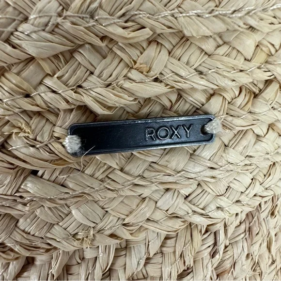 ROXY Women’s Small / Medium Always In Bloom Straw Roll Up Visor - Picture 12 of 15